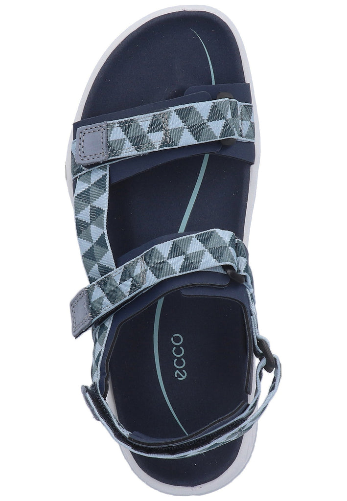 ecco Wanderschuhe Lederimitat Blau