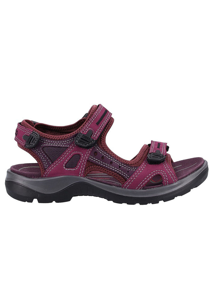 ecco Wanderschuhe Nubukleder Aubergine