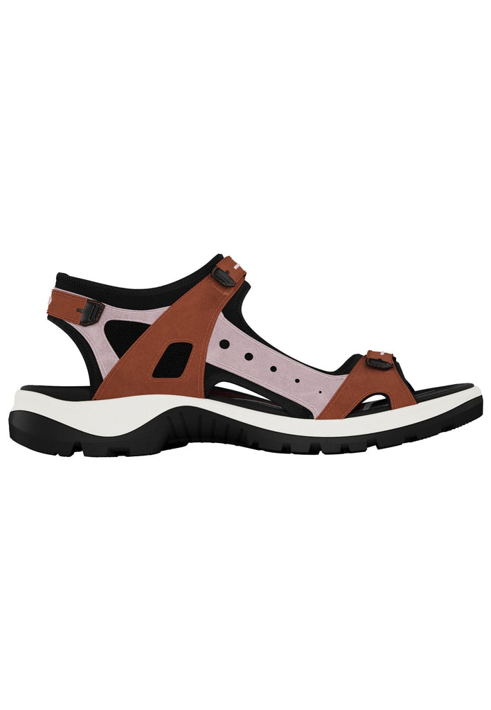 ecco Wanderschuhe Nubukleder Rot Kombi