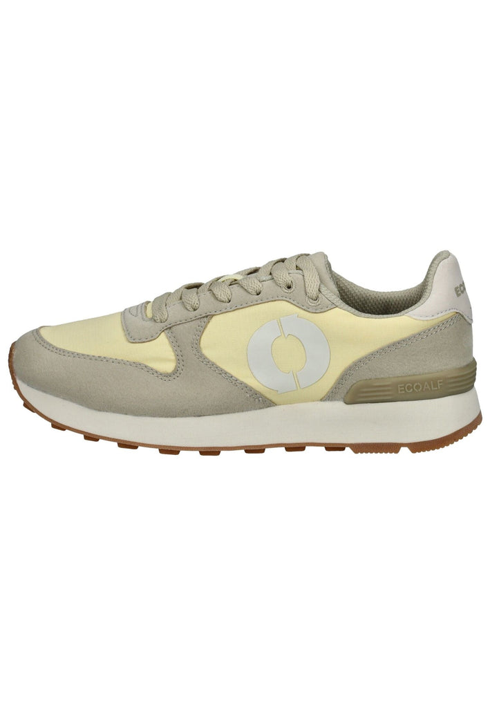 Ecoalf Sneaker Lederimitat Gelb/Beige