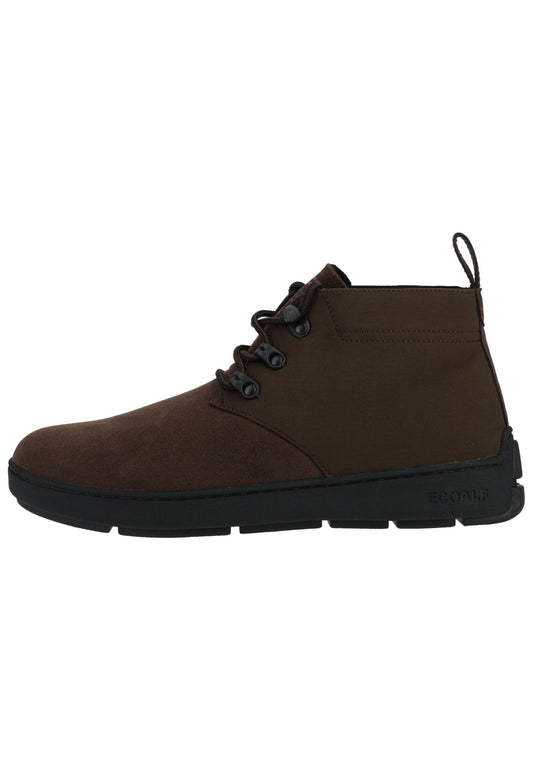 Ecoalf Stiefelette Lederimitat Dunkelbraun