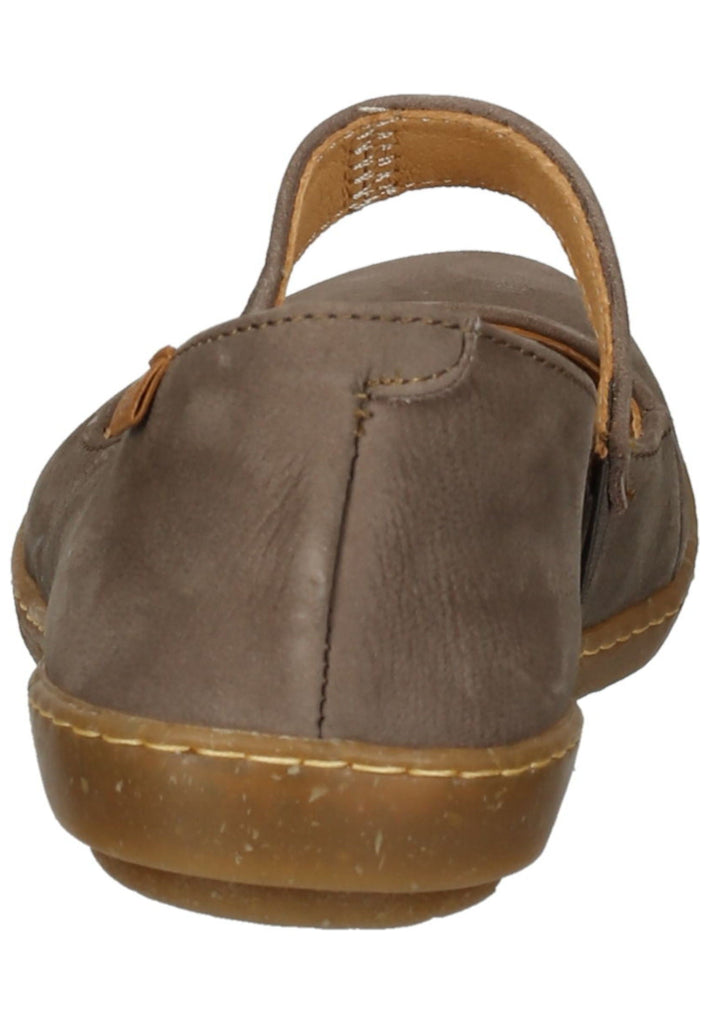 El Naturalista Ballerinas Leder Beige
