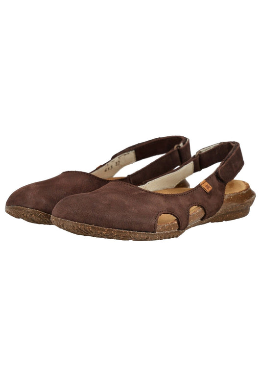 El Naturalista Ballerinas Leder Braun