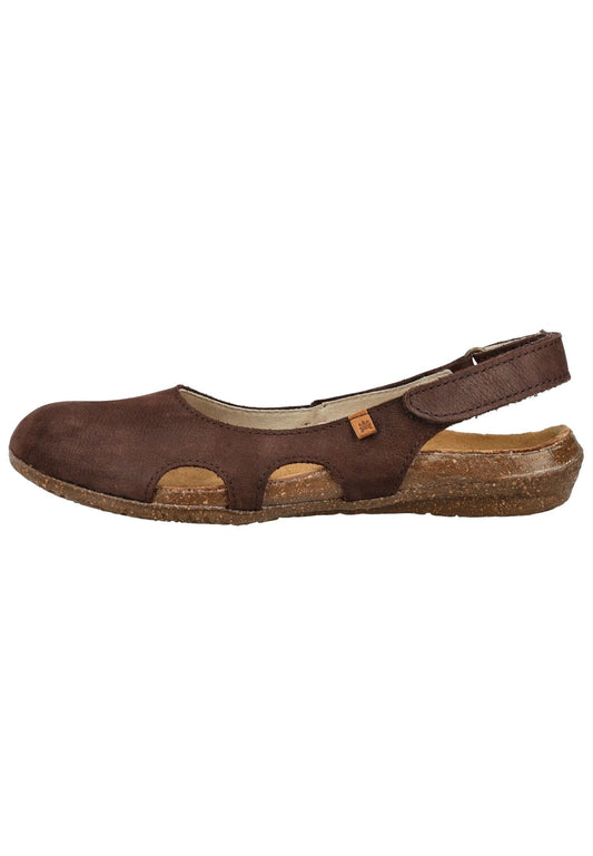 El Naturalista Ballerinas Leder Braun