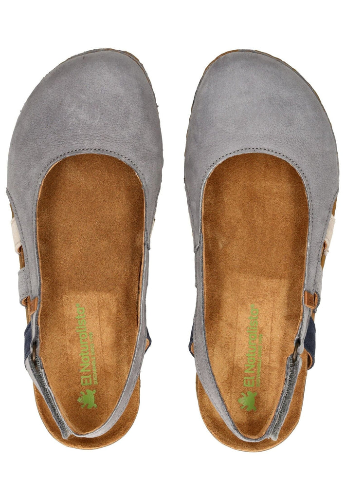 El Naturalista Ballerinas Nubukleder Grau