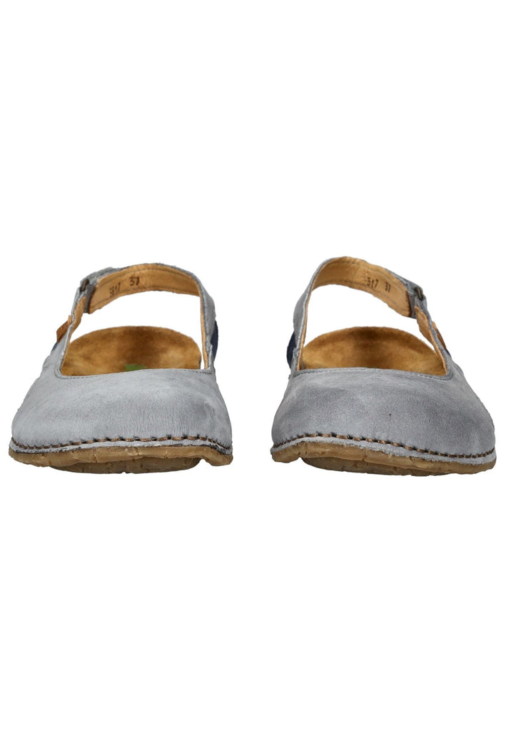 El Naturalista Ballerinas Nubukleder Grau