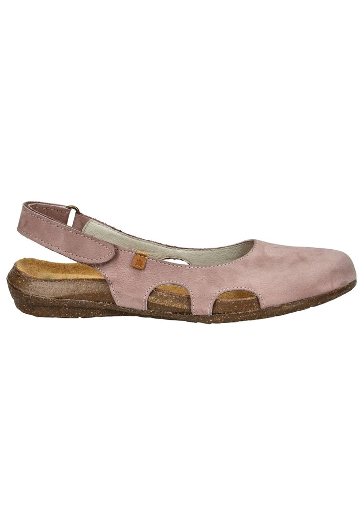 El Naturalista Ballerinas Nubukleder Rosa
