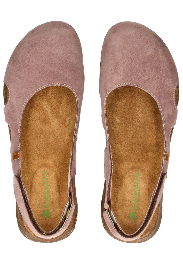 El Naturalista Ballerinas Nubukleder Rosa