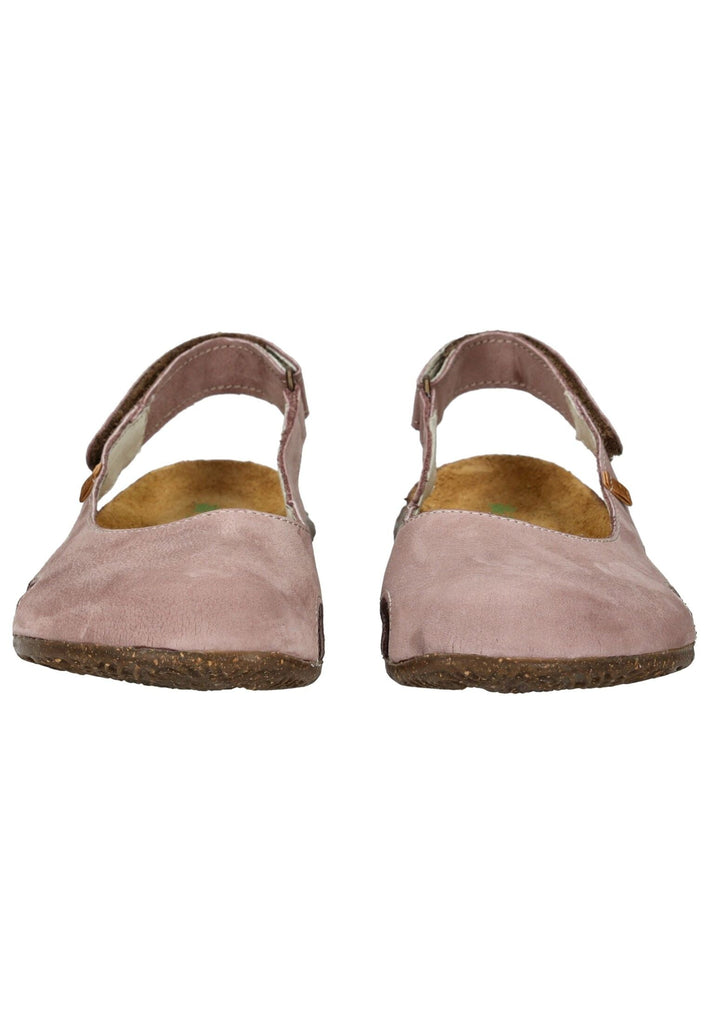 El Naturalista Ballerinas Nubukleder Rosa
