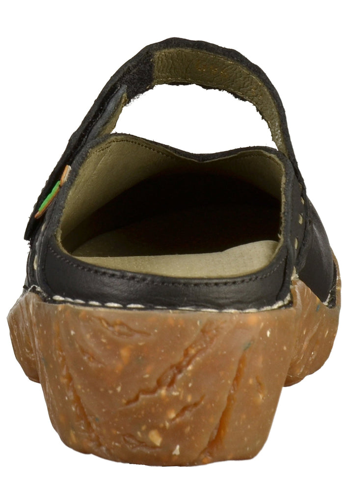 El Naturalista Clogs Leder Schwarz