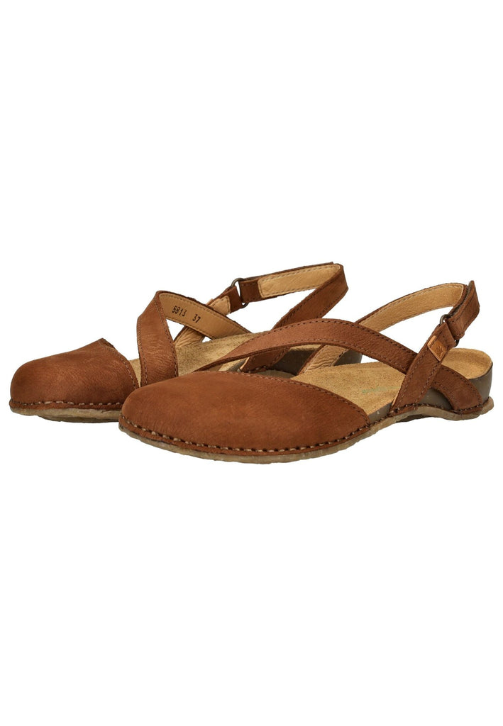 El Naturalista Sandalen Leder Braun