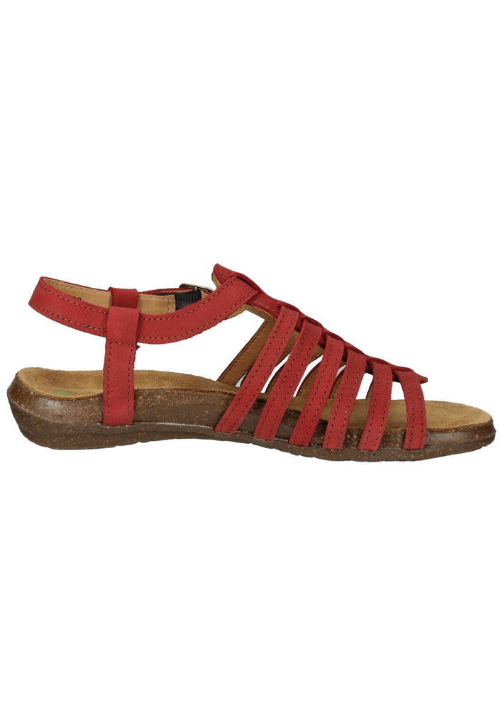 El Naturalista Sandalen Leder Rot