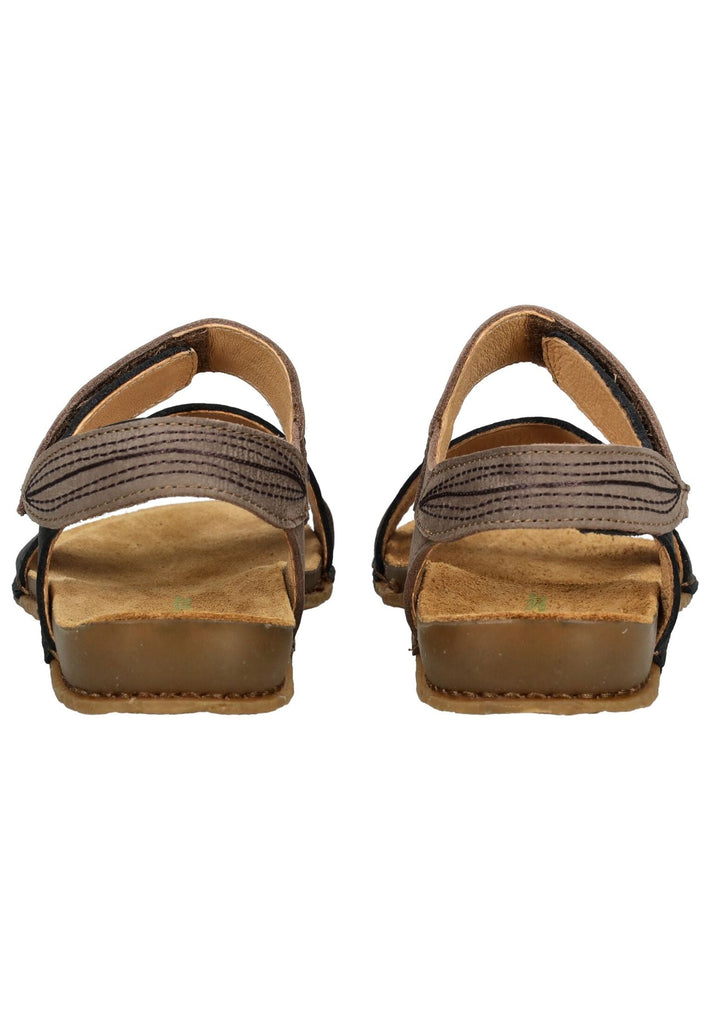 El Naturalista Sandalen Leder Schwarz