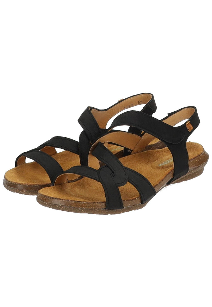 El Naturalista Sandalen Leder Schwarz