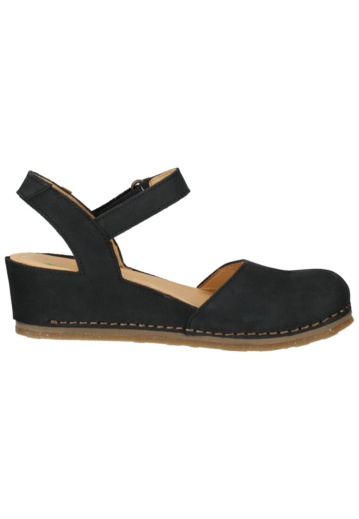 El Naturalista Sandalen Leder Schwarz