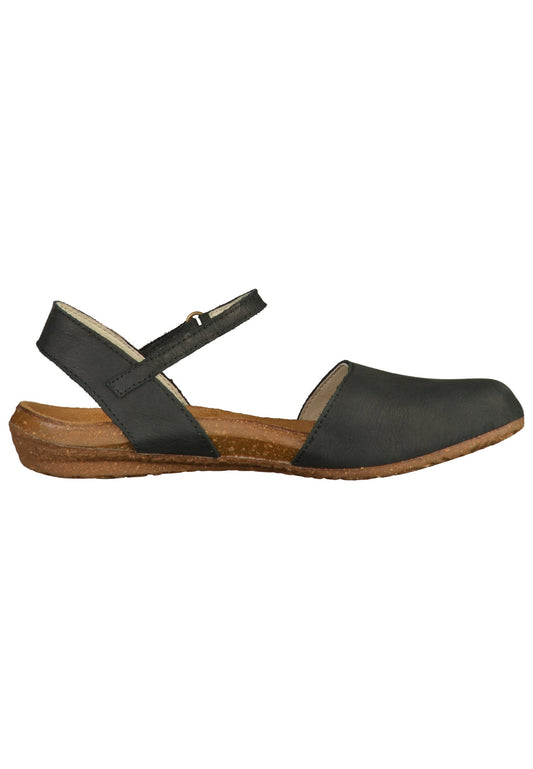El Naturalista Sandalen Leder Schwarz