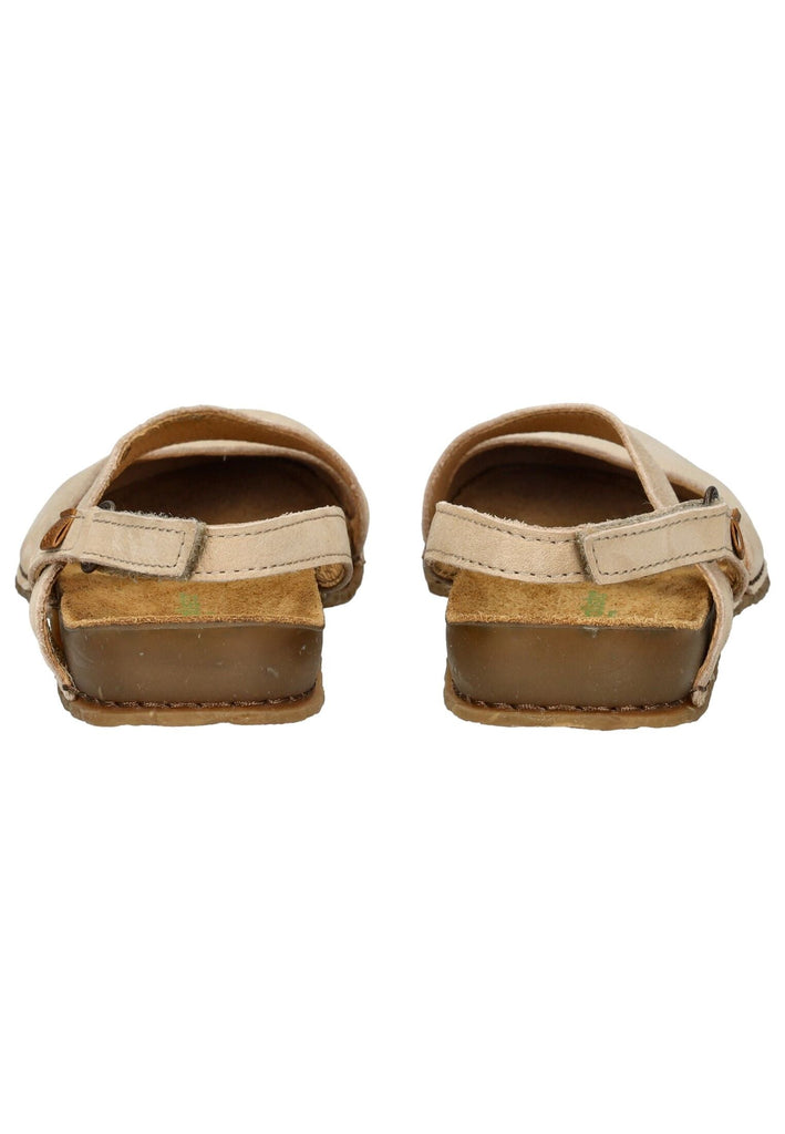 El Naturalista Sandalen Nubukleder Cream