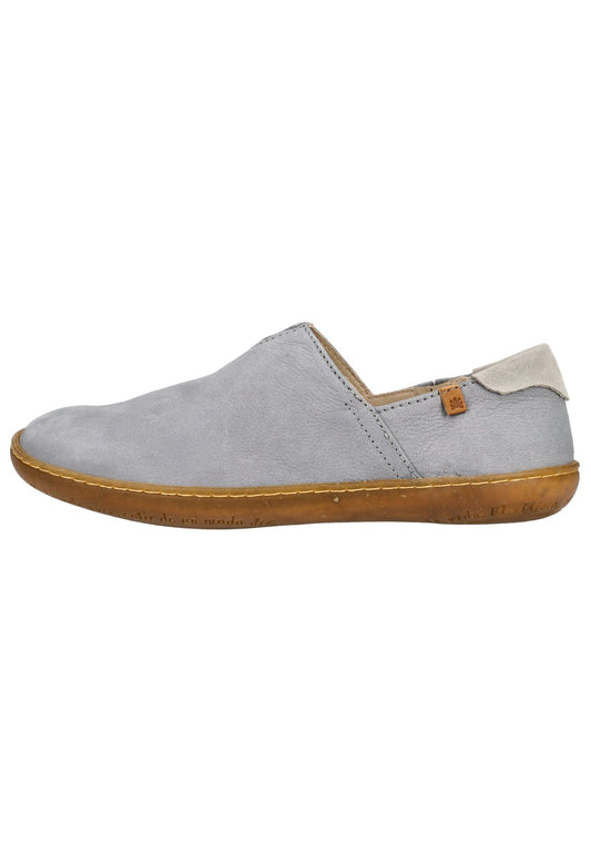 El Naturalista Slipper Nubukleder Denim