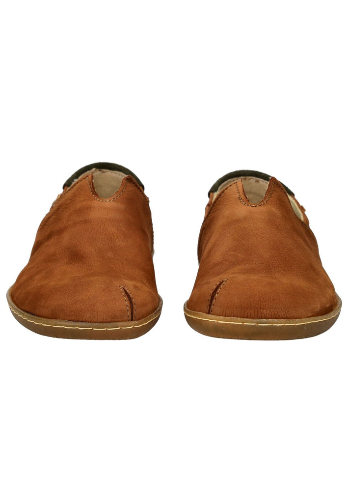 El Naturalista Slipper Nubukleder Hellbraun