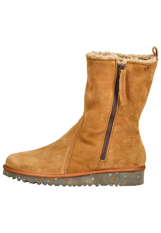El Naturalista Stiefel Veloursleder Toffee Warmfutter