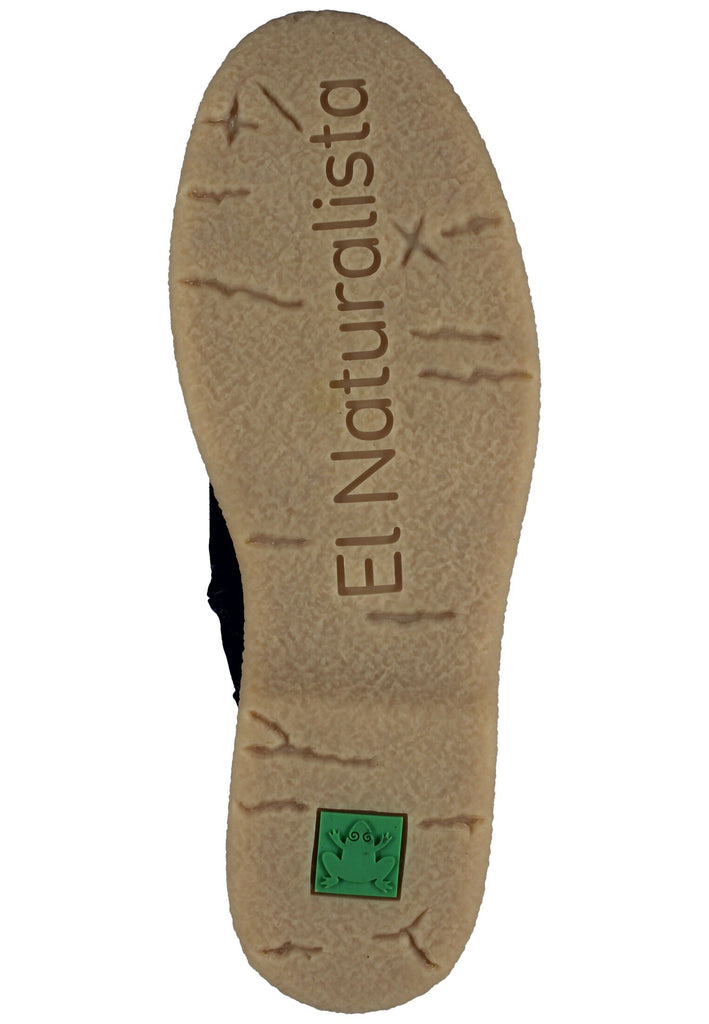 El Naturalista Stiefelette Veloursleder Schwarz/Beige