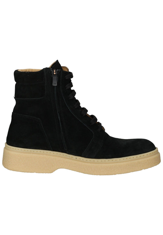 El Naturalista Stiefelette Veloursleder Schwarz/Beige