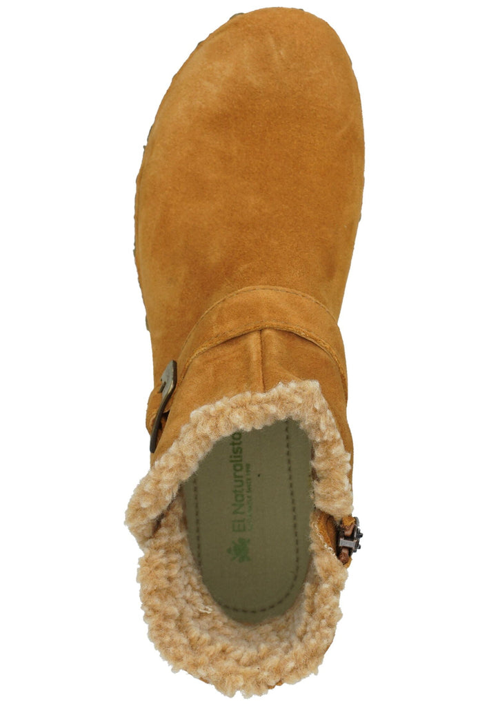 El Naturalista Stiefelette Veloursleder Toffee Warmfutter