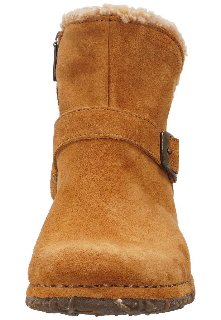 El Naturalista Stiefelette Veloursleder Toffee Warmfutter