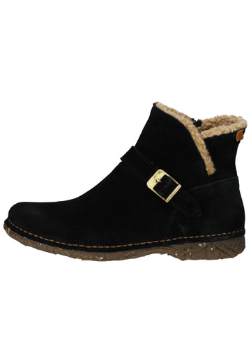 Stiefeletten El Naturalista Stiefelette Veloursleder Schwarz