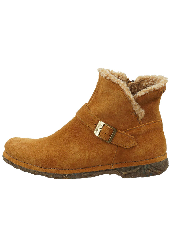 Stiefeletten El Naturalista Stiefelette Veloursleder Toffee Warmfutter