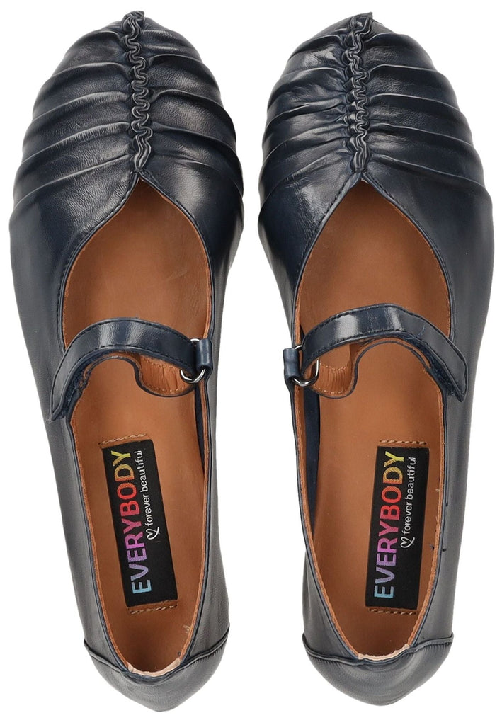 Everybody Ballerinas Leder Blau