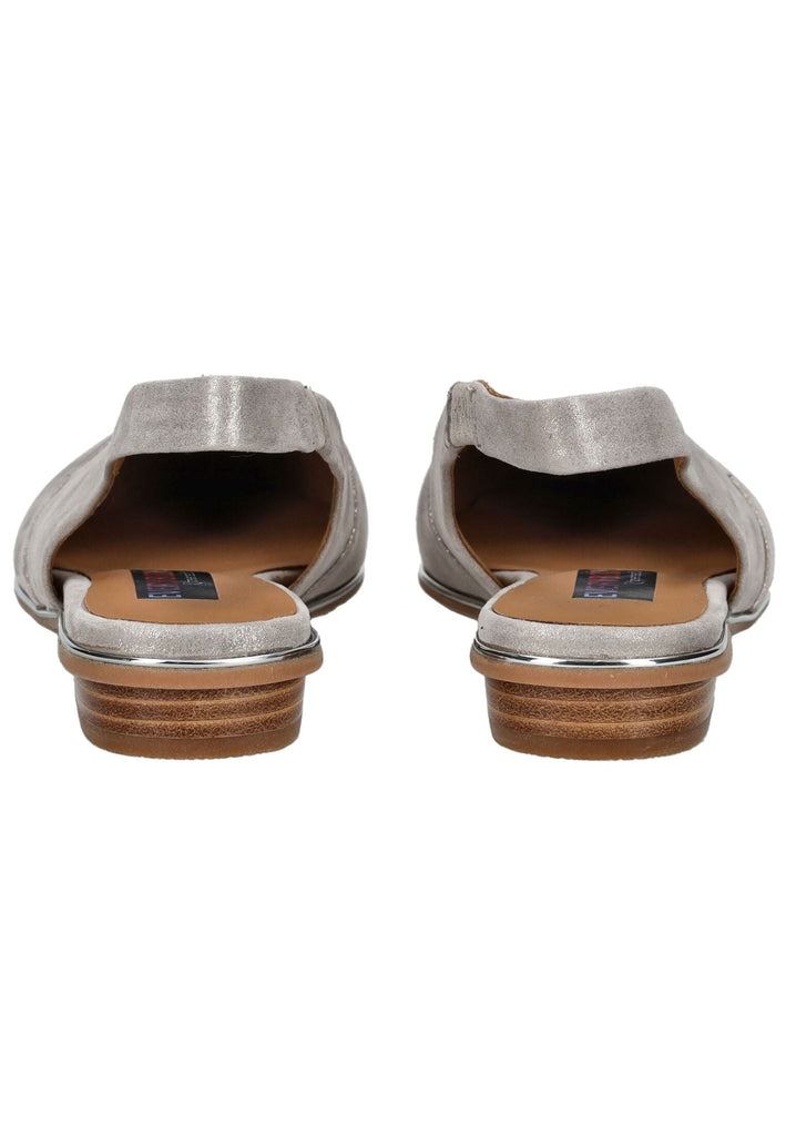 Everybody Ballerinas Leder Dunkel Grau