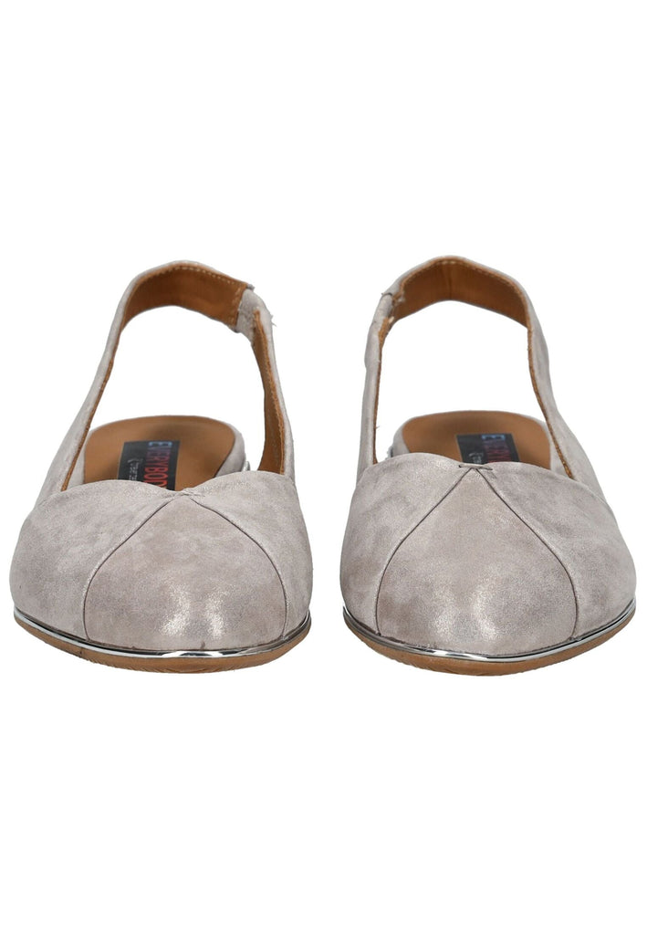 Everybody Ballerinas Leder Dunkel Grau