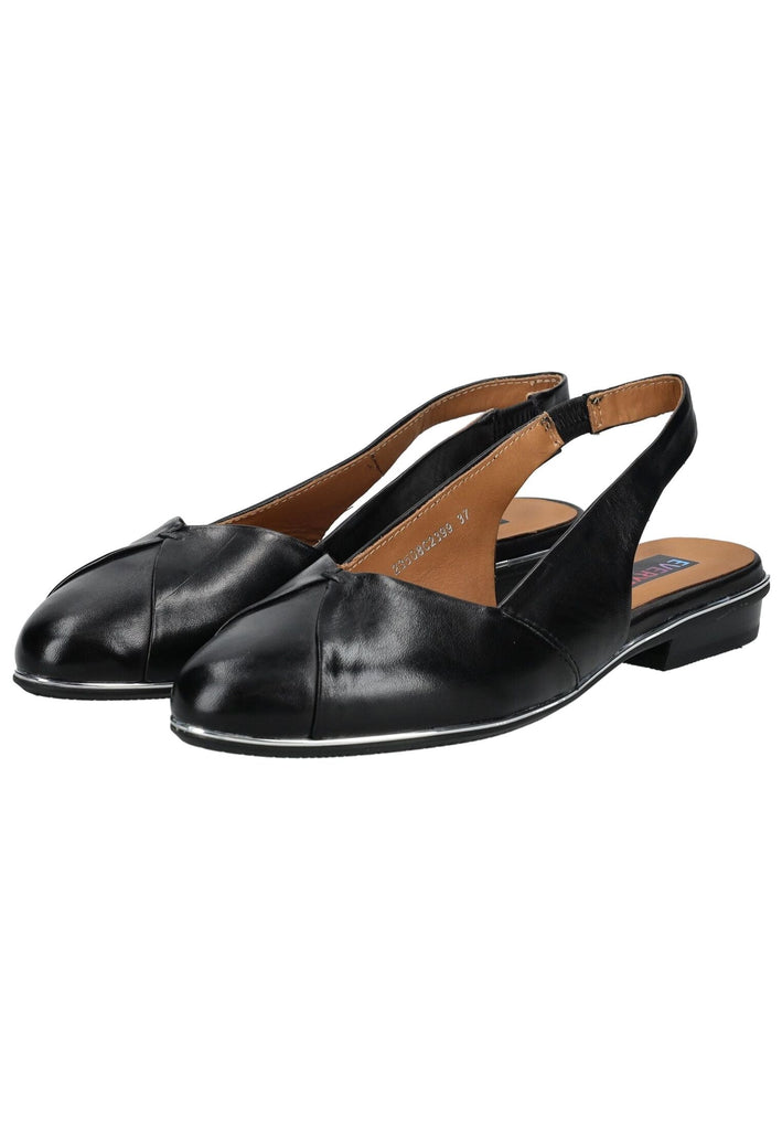 Everybody Ballerinas Leder Schwarz