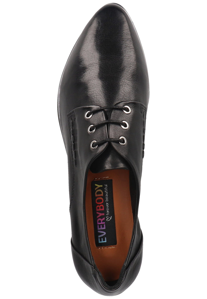 Everybody Halbschuhe Leder Schwarz