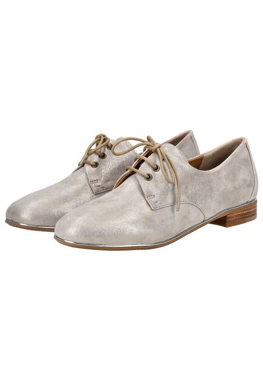 Everybody Halbschuhe Leder Silber
