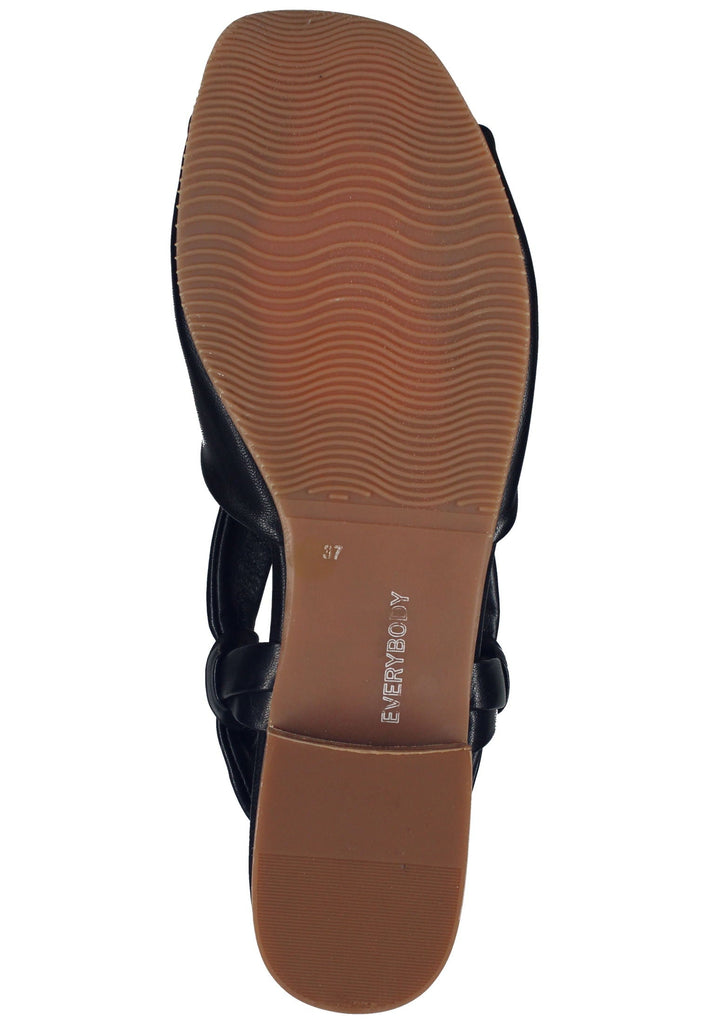 Everybody Sandalen Leder Schwarz