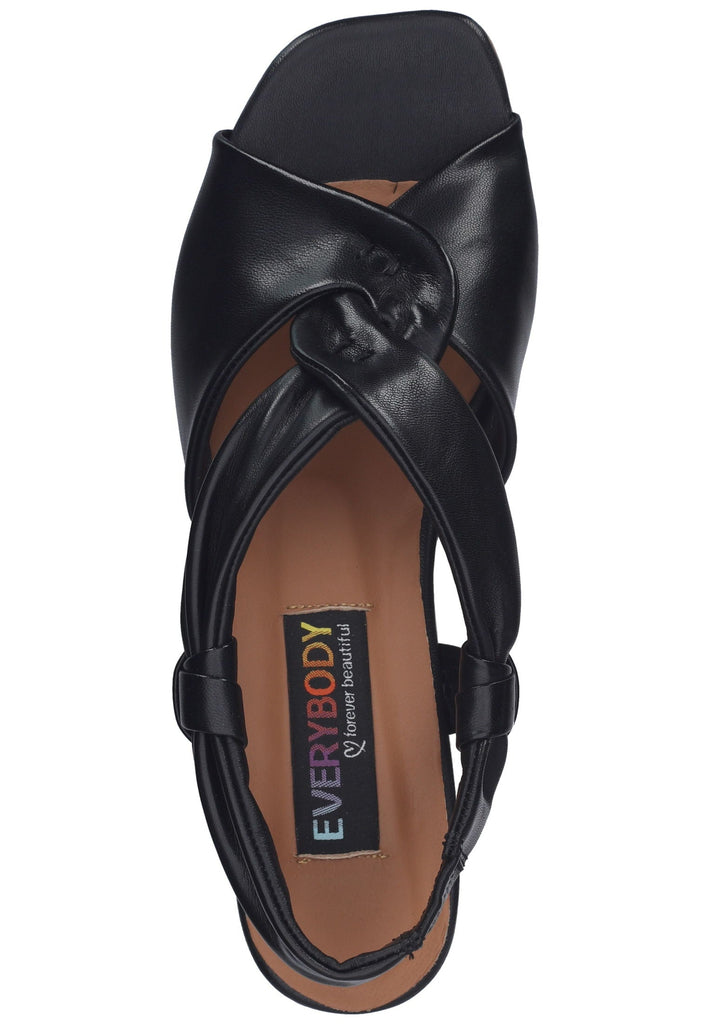 Everybody Sandalen Leder Schwarz