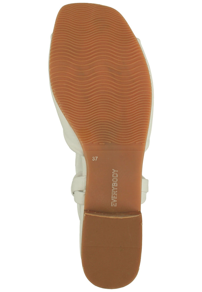 Everybody Sandalen Leder Weiß