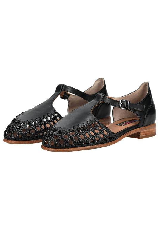 Everybody Slipper Glattleder Schwarz