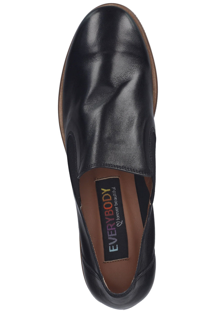Everybody Slipper Leder Schwarz