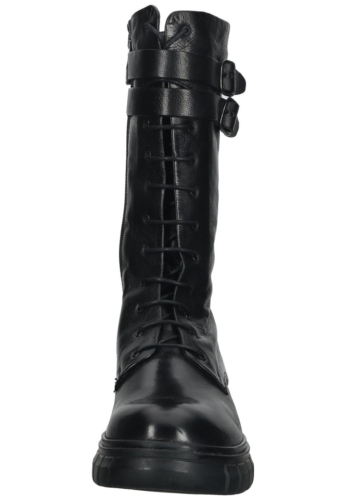 Everybody Stiefel Leder Schwarz