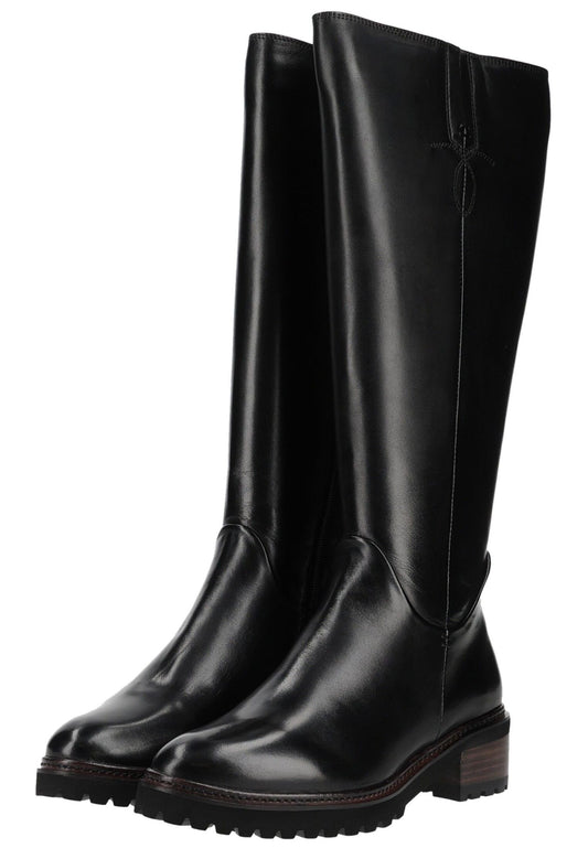 Everybody Stiefel Leder Schwarz Warmfutter