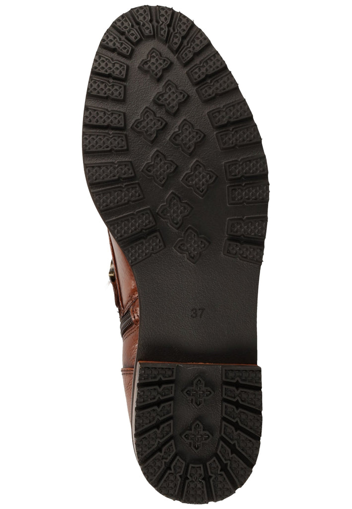 Everybody Stiefelette Glattleder Braun