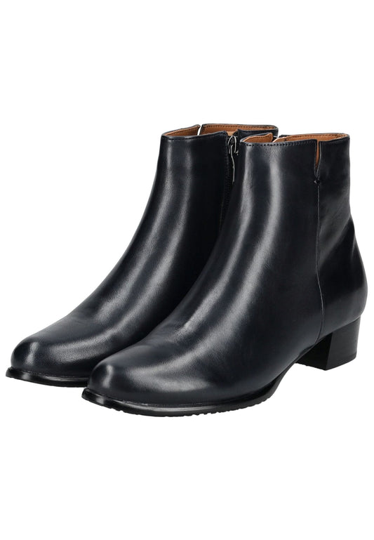 Everybody Stiefelette Glattleder Dunkelblau