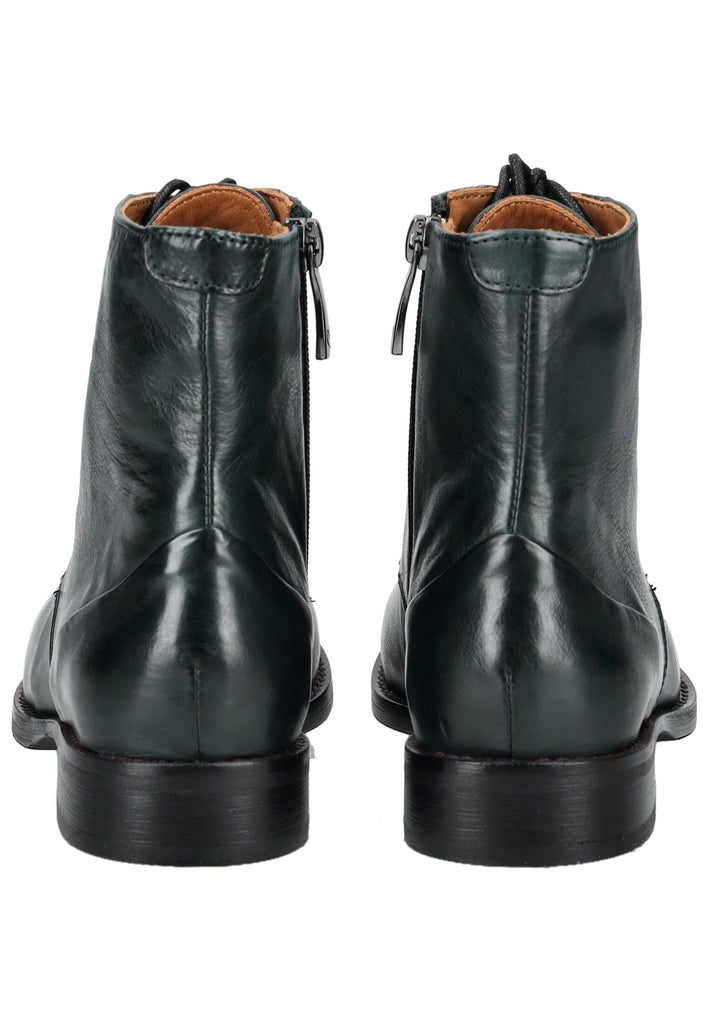Everybody Stiefelette Glattleder Dunkelgrün