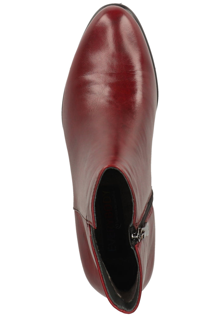 Everybody Stiefelette Glattleder Dunkelrot