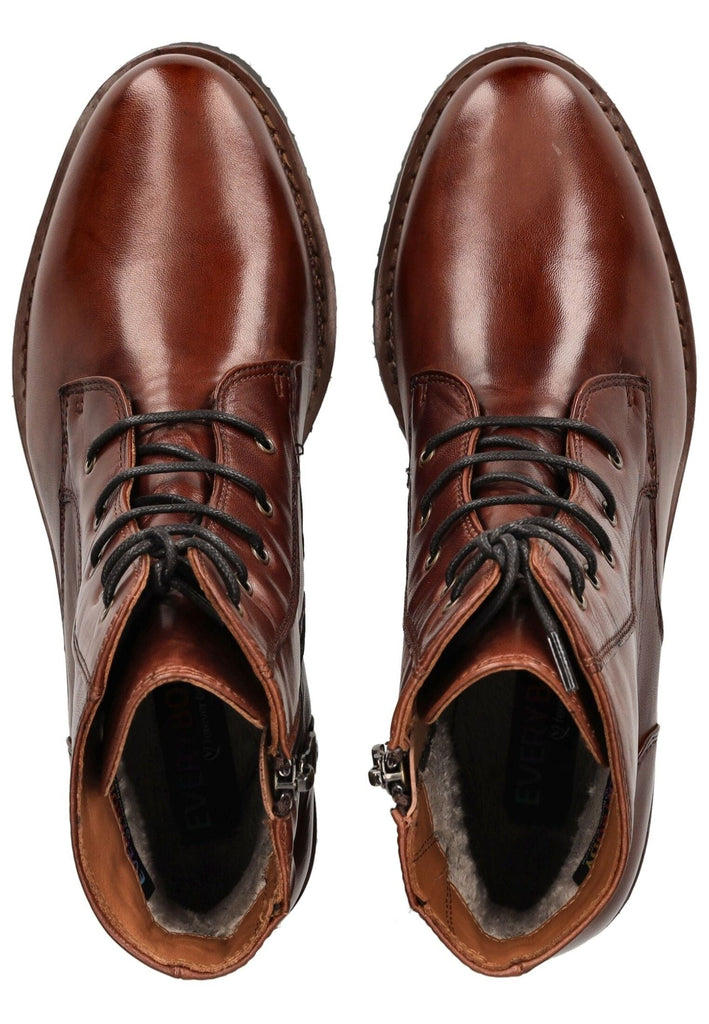 Everybody Stiefelette Glattleder Mittelbraun