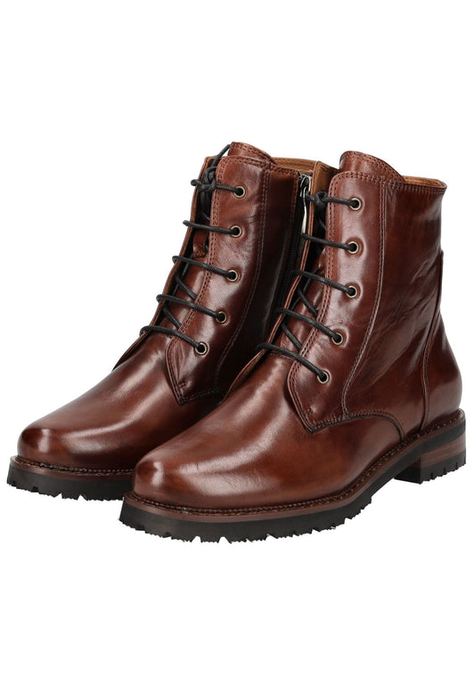 Everybody Stiefelette Glattleder Mittelbraun