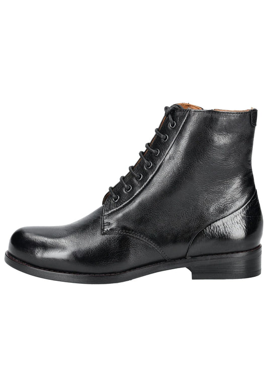 Everybody Stiefelette Glattleder Schwarz